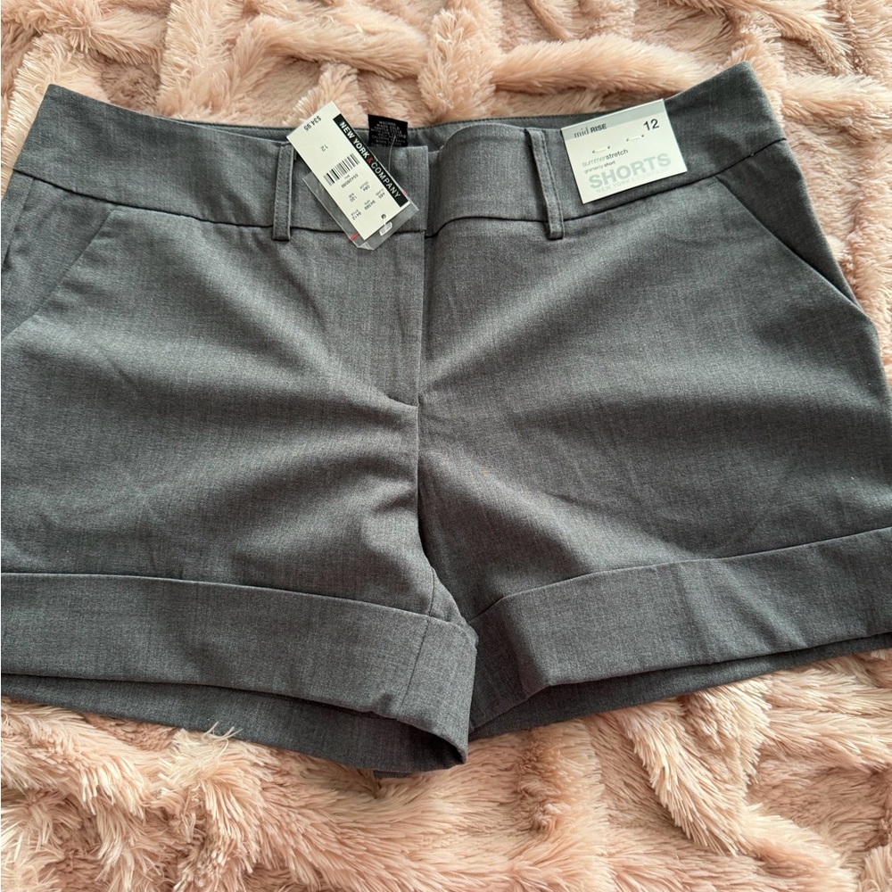 New York & Company Charcoal Women's Bermudas
